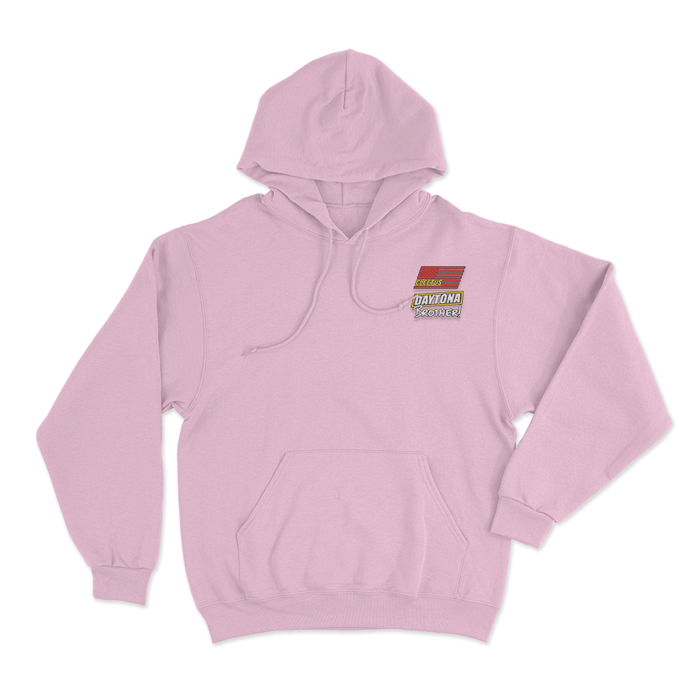 Cleetus Daytona Brother Flag Hoodie Pink Cleetus Daytona Brother Flag Hoodie Pink