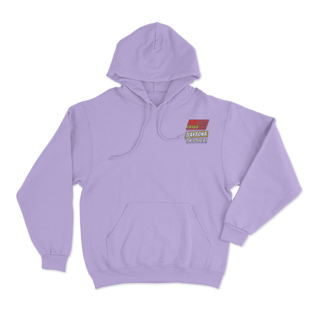 Cleetus Daytona Brother Flag Hoodie Purple Cleetus Daytona Brother Flag Hoodie Purple