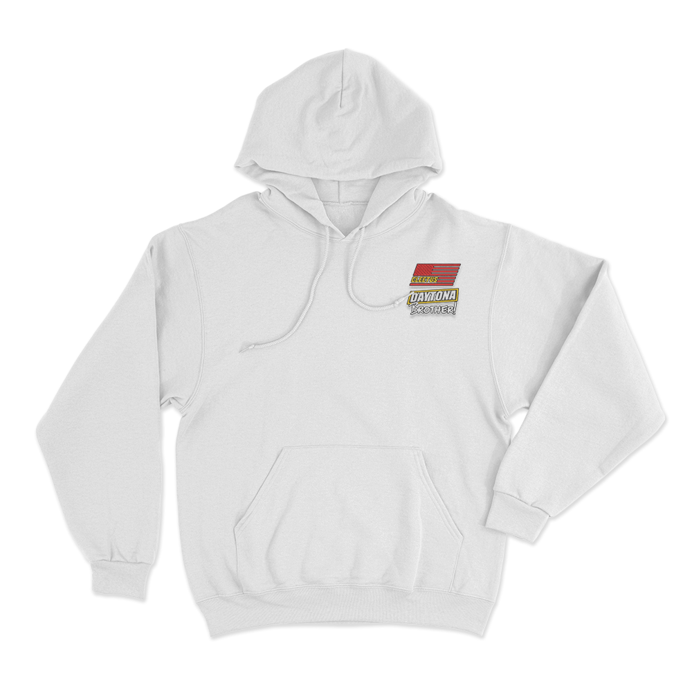 Cleetus Daytona Brother Flag Hoodie White Cleetus Daytona Brother Flag Hoodie White