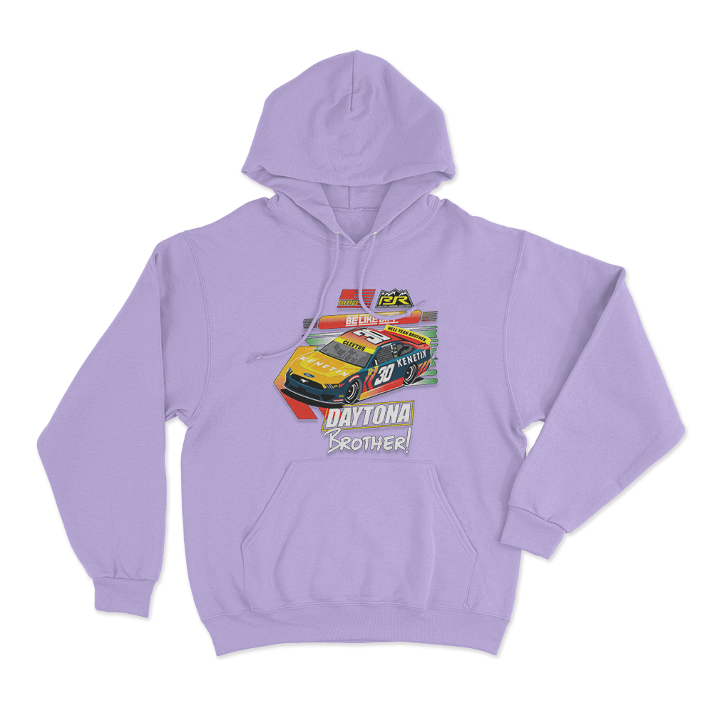 Cleetus Daytona Brother Race Car Hoodie Purple Cleetus Daytona Brother Race Car Hoodie Purple