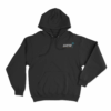 Cleetus Turn Up The Boost Palm Tree Logo Hoodie Black